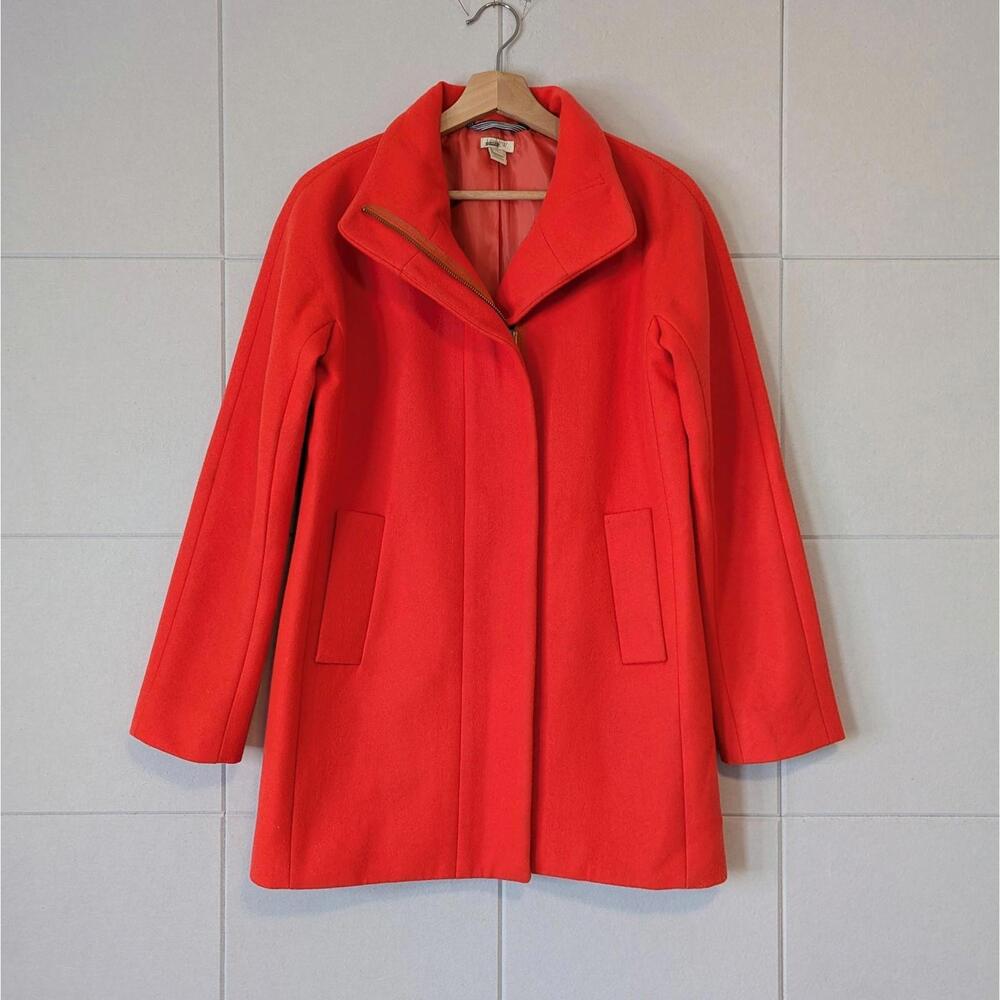 J. Crew wool blend cocoon City Coat